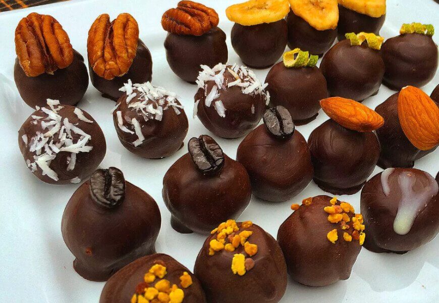 Garden Island chocolate truffles